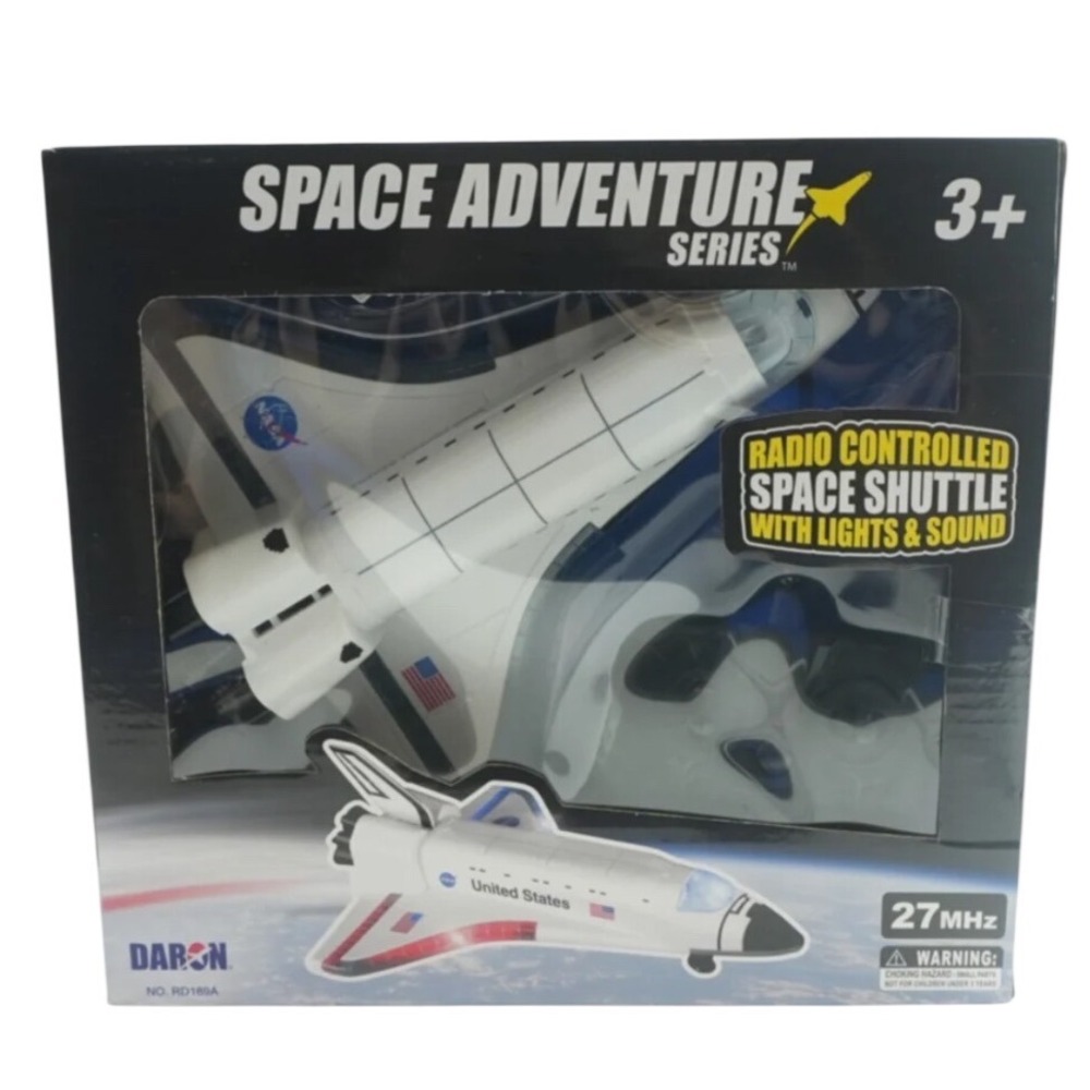 Daron Space Shuttle Model NASA Radio Controlled Lights Sound New